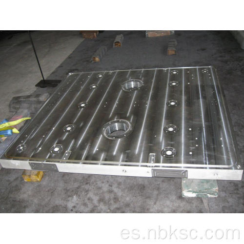 mecanizado de placas de aluminio grandes